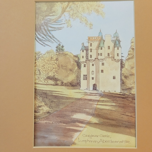 Neil J.H.MacLeo Craigievar Castle Lumphanan,Aberdeensh Colour-Reproduction Print - Picture 9 of 10